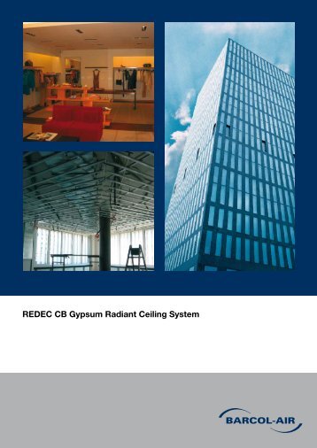 REDEC CB Gypsum Radiant Ceiling System - Barcol-Air UK Ltd