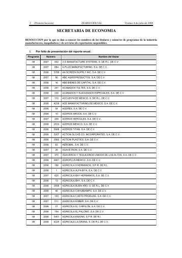 PROGRAMAS IMMEX SUSPENDIDOS 04072008.pdf - Grupo-fh.com