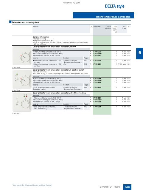 DELTA Switches and Socket Outlets Catalog ET D1 Â· 2011 - Sobel.rs