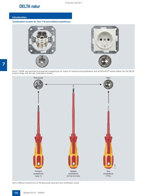 DELTA Switches and Socket Outlets Catalog ET D1 Â· 2011 - Sobel.rs