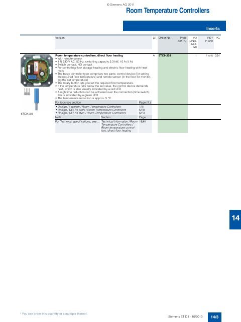 DELTA Switches and Socket Outlets Catalog ET D1 Â· 2011 - Sobel.rs