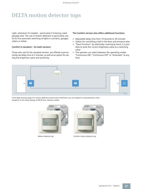 DELTA Switches and Socket Outlets Catalog ET D1 Â· 2011 - Sobel.rs