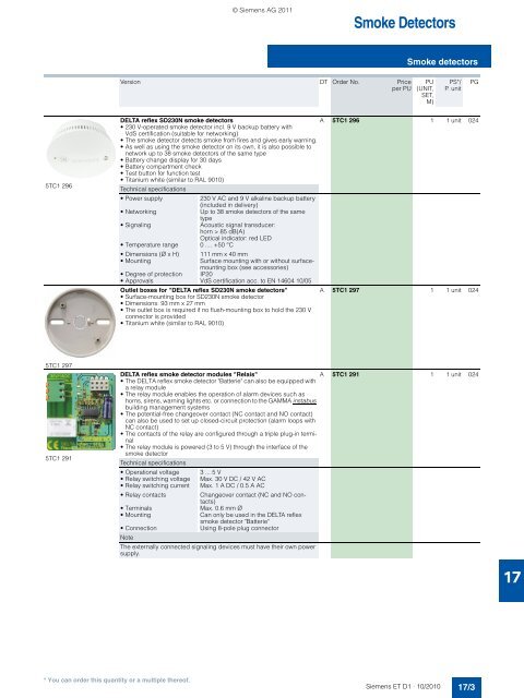 DELTA Switches and Socket Outlets Catalog ET D1 Â· 2011 - Sobel.rs