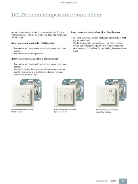 DELTA Switches and Socket Outlets Catalog ET D1 Â· 2011 - Sobel.rs