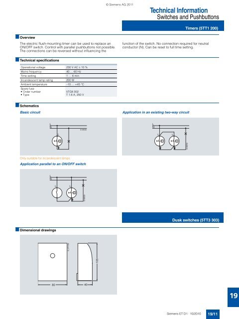 DELTA Switches and Socket Outlets Catalog ET D1 Â· 2011 - Sobel.rs