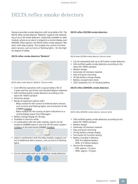 DELTA Switches and Socket Outlets Catalog ET D1 Â· 2011 - Sobel.rs