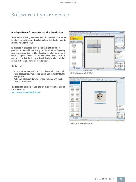 DELTA Switches and Socket Outlets Catalog ET D1 Â· 2011 - Sobel.rs