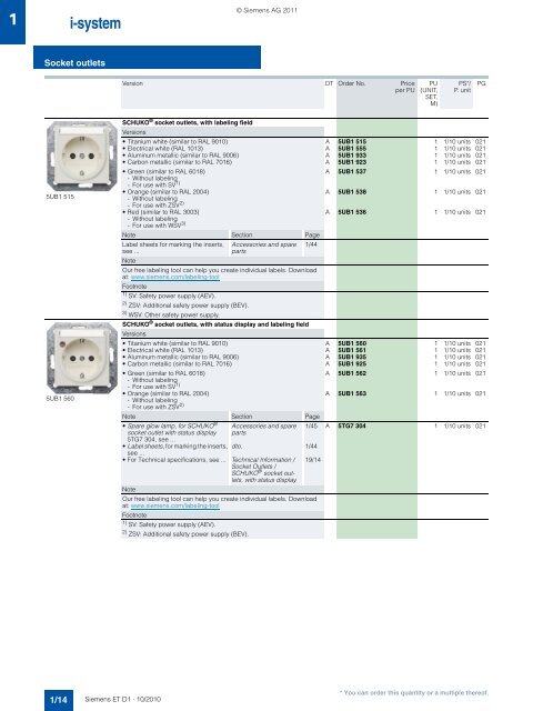 DELTA Switches and Socket Outlets Catalog ET D1 Â· 2011 - Sobel.rs