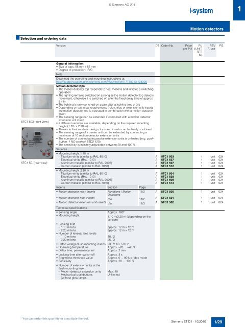 DELTA Switches and Socket Outlets Catalog ET D1 Â· 2011 - Sobel.rs