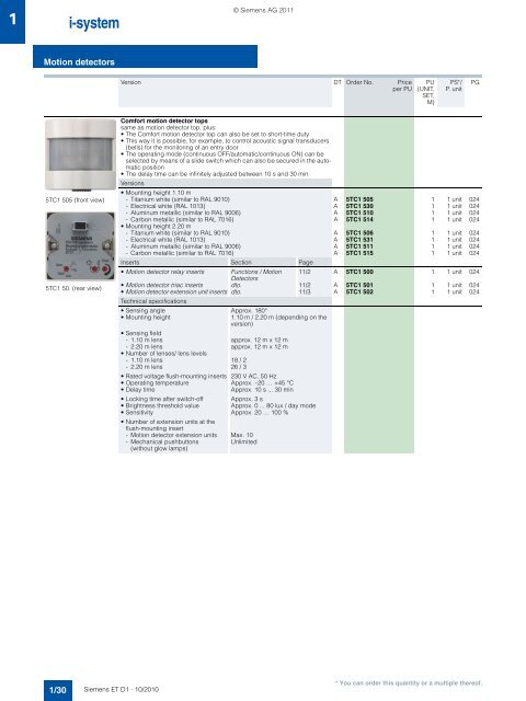 DELTA Switches and Socket Outlets Catalog ET D1 Â· 2011 - Sobel.rs