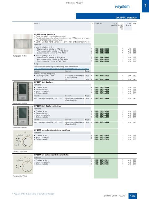 DELTA Switches and Socket Outlets Catalog ET D1 Â· 2011 - Sobel.rs