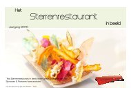 Het sterrenrestaurant in beeld - Van Spronsen en Partners