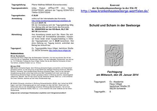 Download Flyer - Evangelische Krankenhausseelsorge in Westfalen