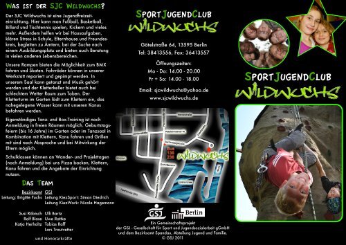 Neuer Flyer Wildwuchs2 - sjcwildwuchs.de