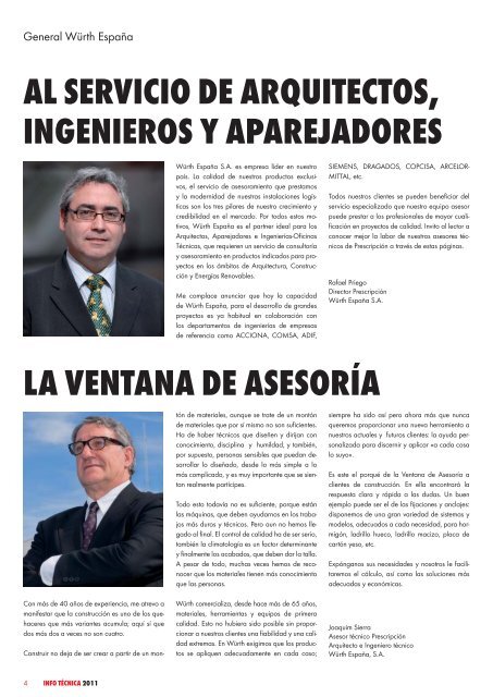 Revista Info Tecnica 2011 - Wurth