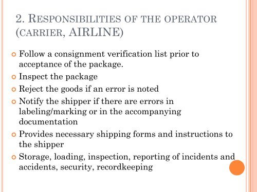 Transport of Hazardous and Biological Samples - OIE Africa