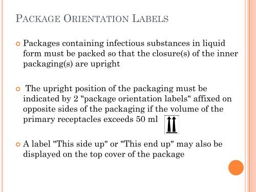 Transport of Hazardous and Biological Samples - OIE Africa