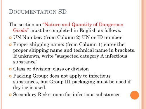 Transport of Hazardous and Biological Samples - OIE Africa