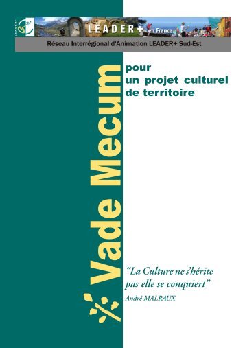pour un projet culturel de territoire - RÃ©seau Leader