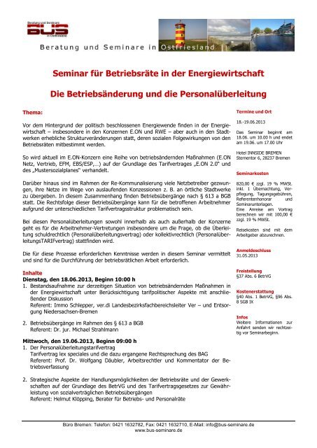 Deutsche See Gmbh Bus Beratung Und Seminare