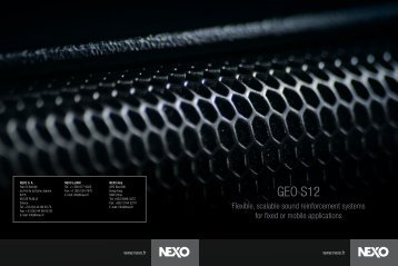 GEO S12 - Nexo