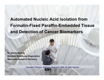 Automated Nucleic Acid Isolation from FFPE Tissue and Detection of ...