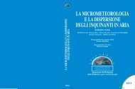 la micrometeorologia e la dispersione degli inquinanti ... - ARPA Lazio