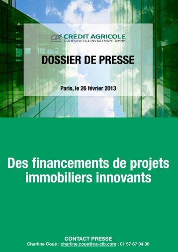 Direction Immobilier et Hôtellerie – Asie – 2011 - Crédit Agricole CIB