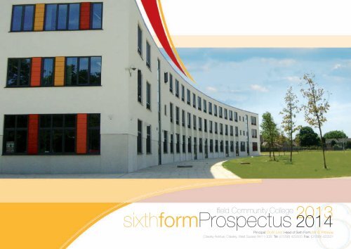 6th Form Prospectus - Ifield Community College