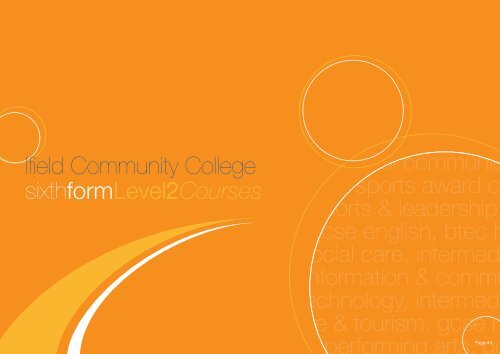 6th Form Prospectus - Ifield Community College