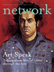 Network 20.1 - Spring 2004 - Canadian Mental Health Association