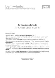 Comunicado: Bolsas de Estudo - IPCA