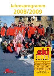 Familienausfahrt 2009 - Skiclub Kraichgau eV