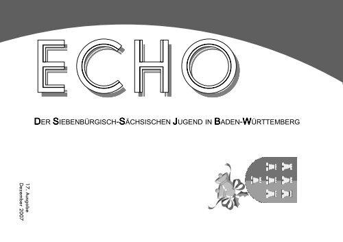 ECHO - 17. Ausgabe - SJD Baden-Württemberg