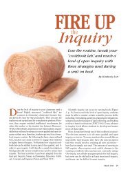 Fire Up the Inquiry - NSTA Learning Center