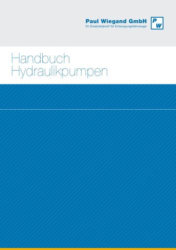 Handbuch Hydraulikpumpen - paulwiegand.info