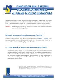 la fiche de retenue d'impôt - Eures