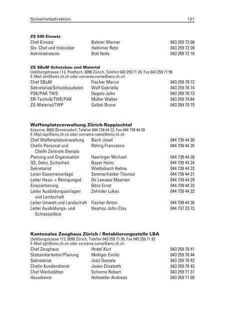 Verwaltung - Staatskanzlei - Kanton Zürich