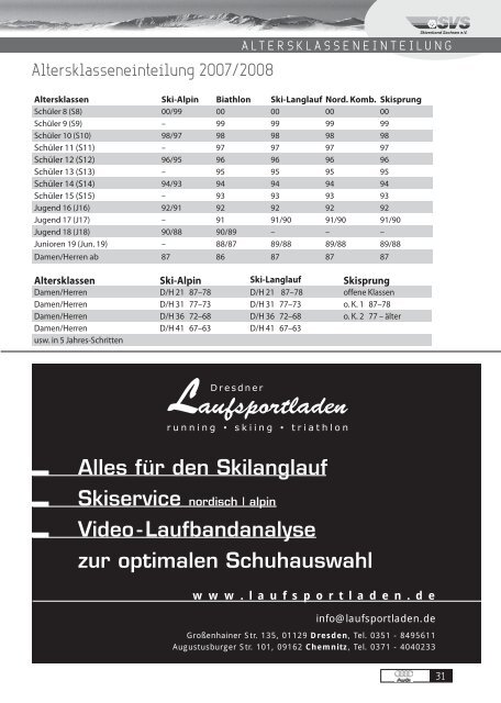 „Sehr gut“ für die HDI - Skiverband Sachsen eV