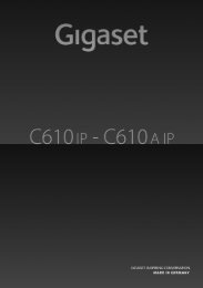 Gigaset C610IP-C610A IP - Sipgate.de