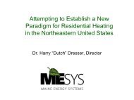 Dr. Harry âDutchâ Dresser, Principle - Maine Energy Systems