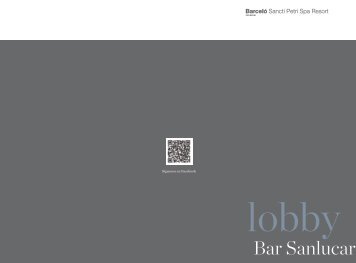 Descargue la carta del Lobby Bar
