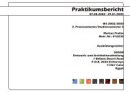 Praktikumsbericht - Scapework