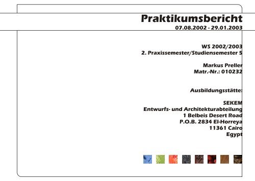 Praktikumsbericht - Scapework