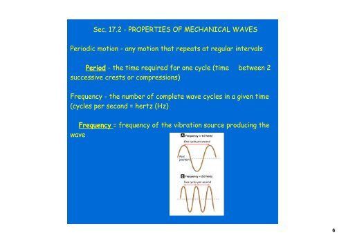Mechanical Waves Mechanical Wave