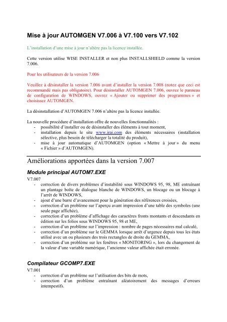 TÉLÉCHARGER AUTOMGEN 7 7 TÉLÉCHARGER AUTOMGEN
