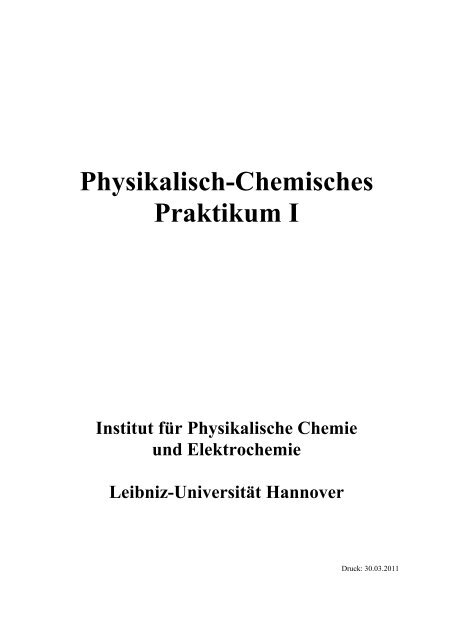 Physikalische chemie praktikum protokoll briefe lernen schreiben