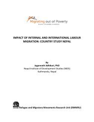 issues related to internal migration in nepal - Refugee and Migratory ...