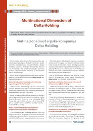 Mutinacionalnost srpske kompanije Delta Holding - ProMoney