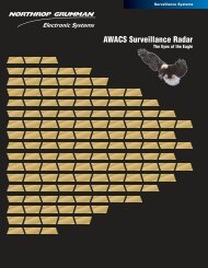 AWACS Surveillance Radar - Northrop Grumman Corporation